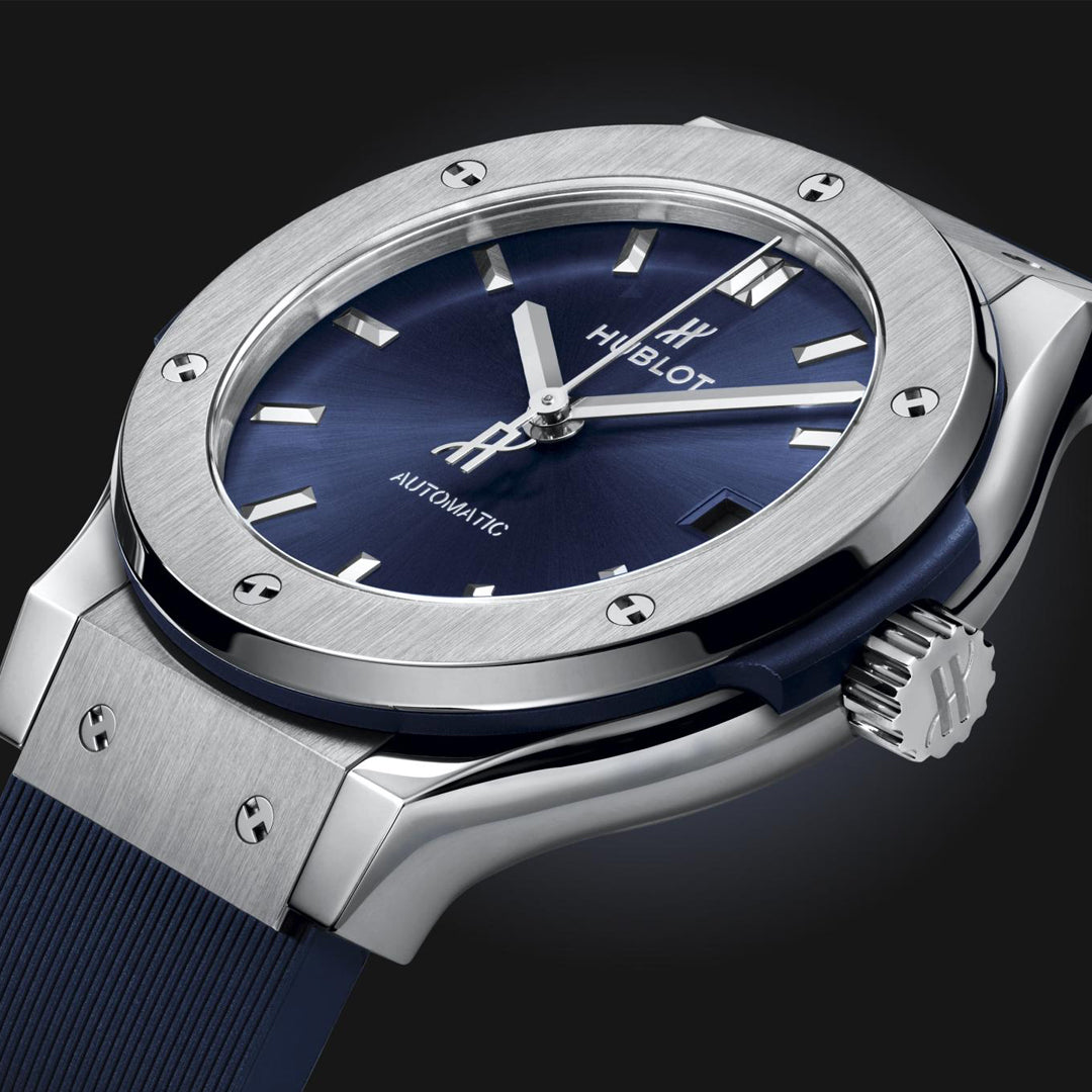 Orologio in titanio Classic Fusion Titanium Blue Hublot