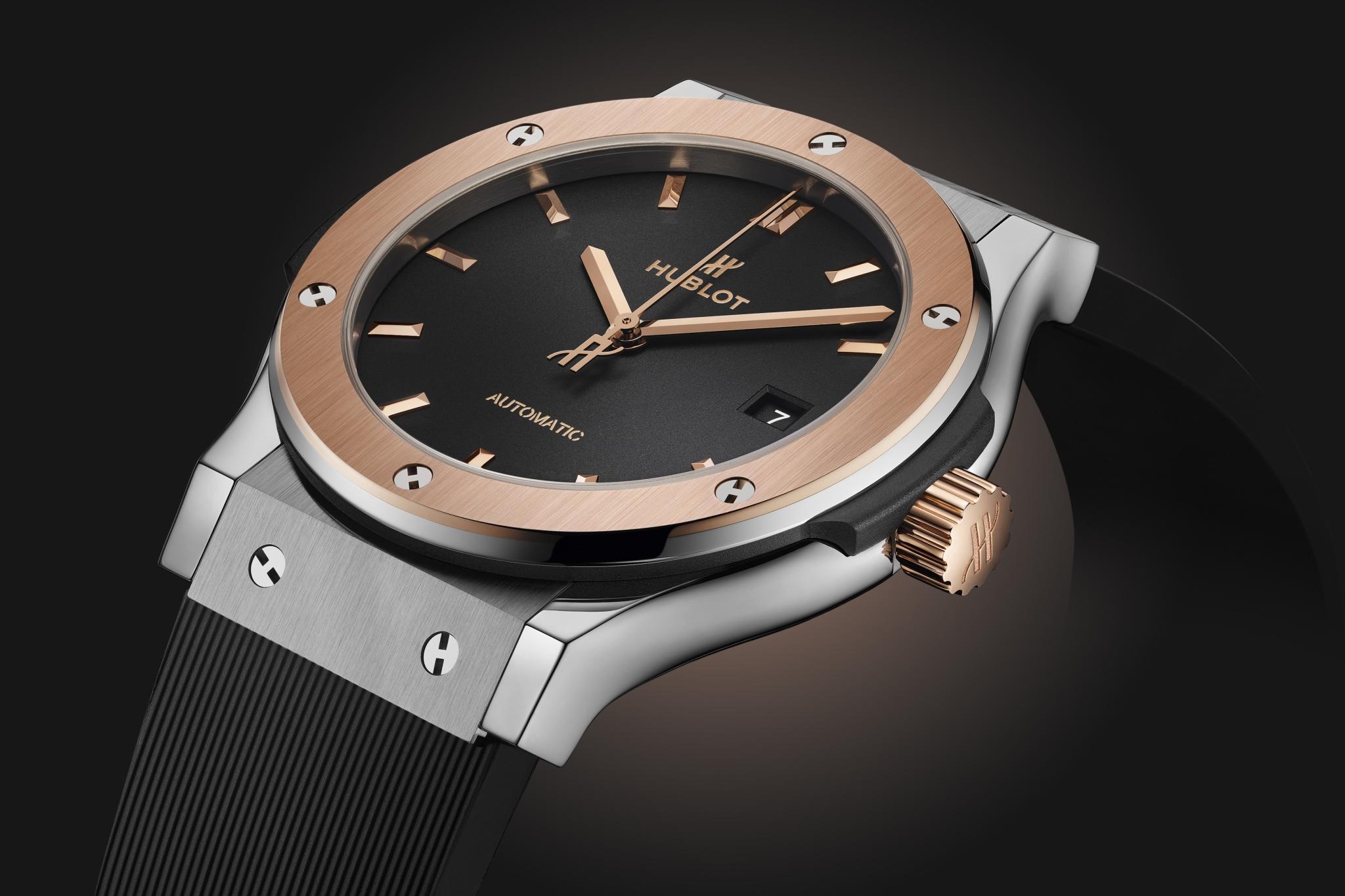 Orologio in oro rosa e titanio Classic Fusion Titanium King Gold Hublot