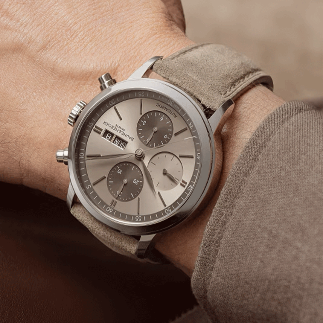 Watch in steel Classima Baume et mercier