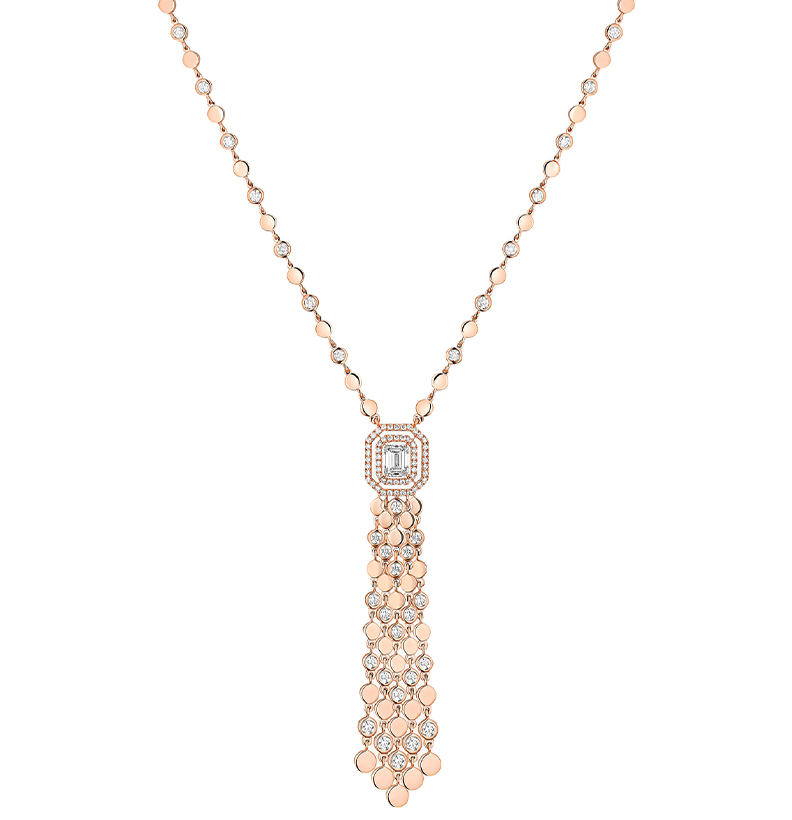 Gioiello in rose gold D-Vibes Tassel Necklace Messika