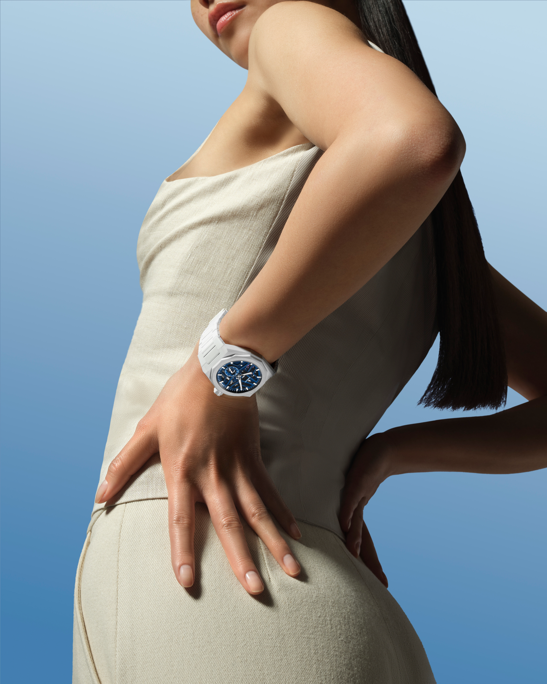 Watch in ceramics DEFY Skyline Skeleton Zenith