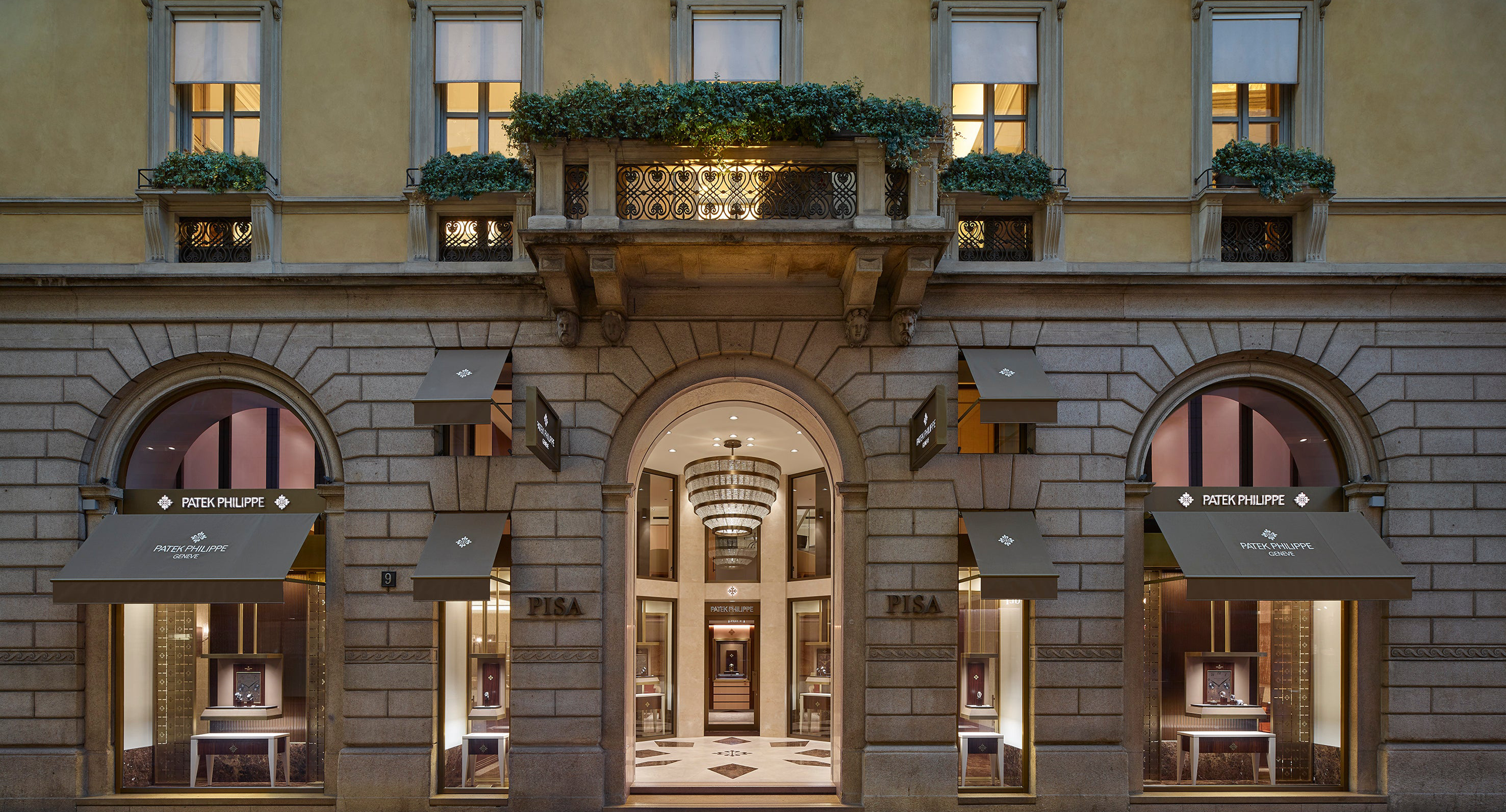 Patek Philippe watch boutique in Milan Pisa 1940