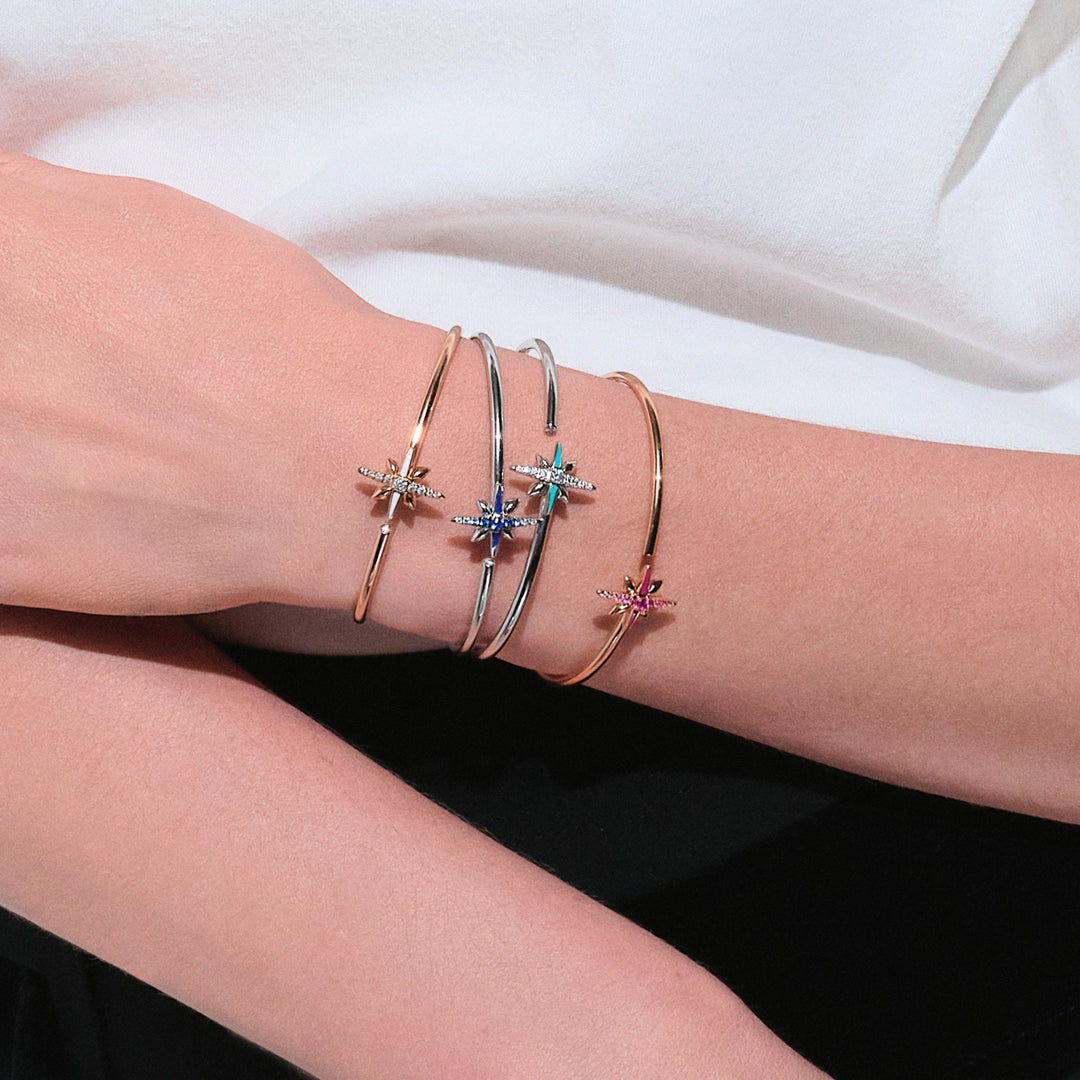 Gioiello in oro bianco Bracciale Starlight Palmiero