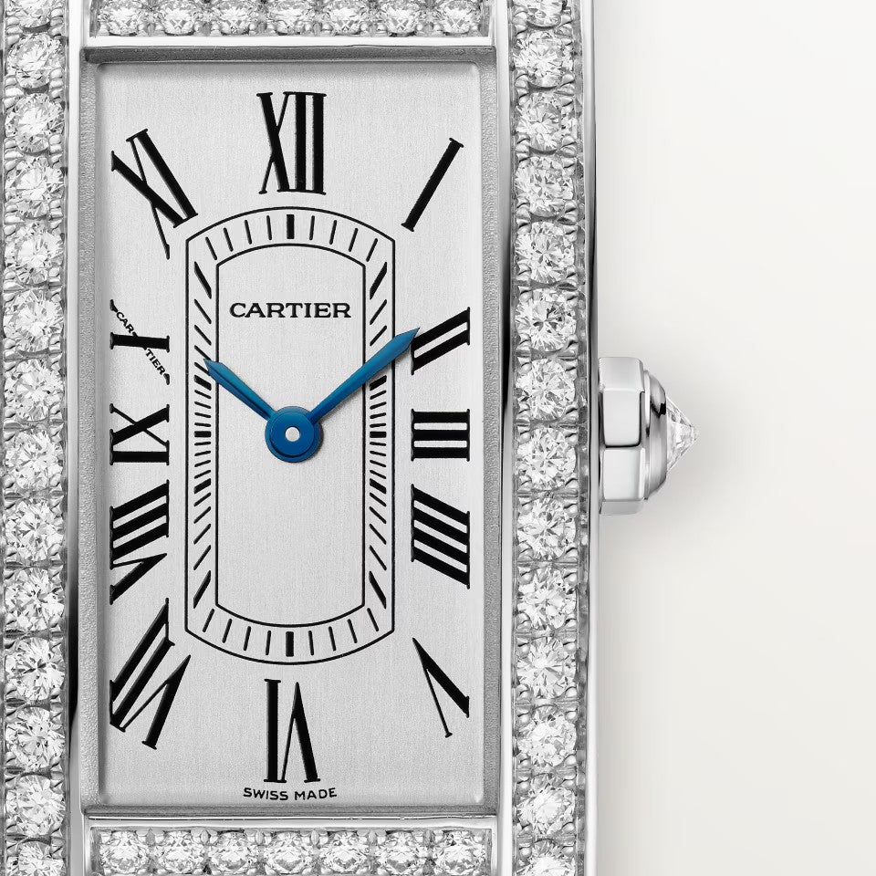 Watch in white gold Tank Américaine Cartier