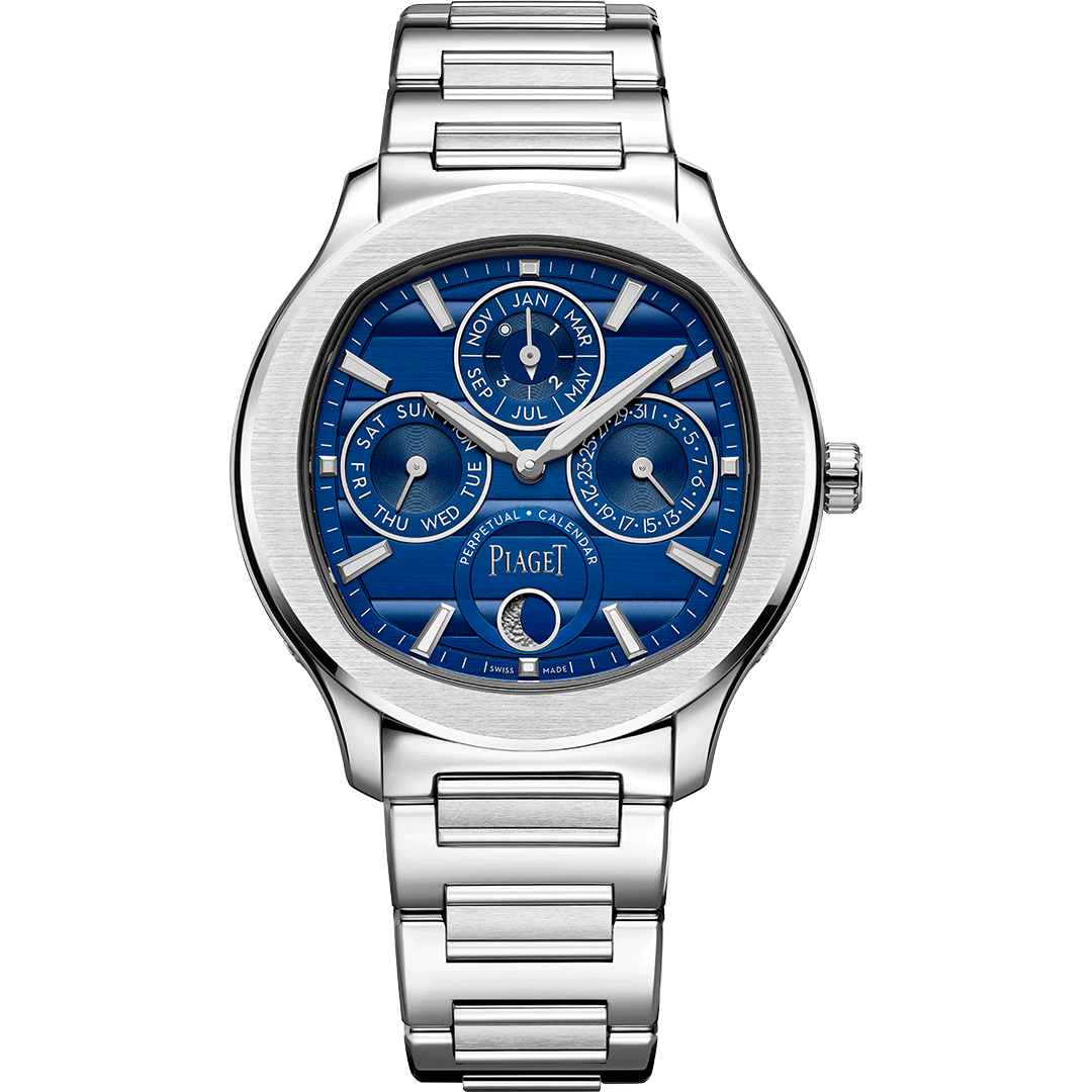 Watch in steel Polo Perpetual Calendar Ultra-Thin Piaget