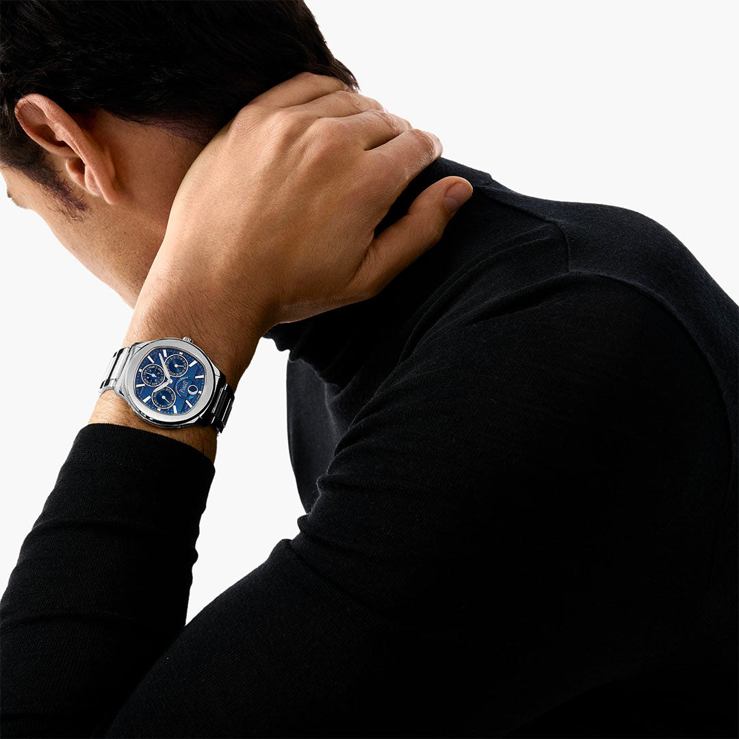 Orologio in acciaio Polo Perpetual Calendar Ultra-Thin Piaget