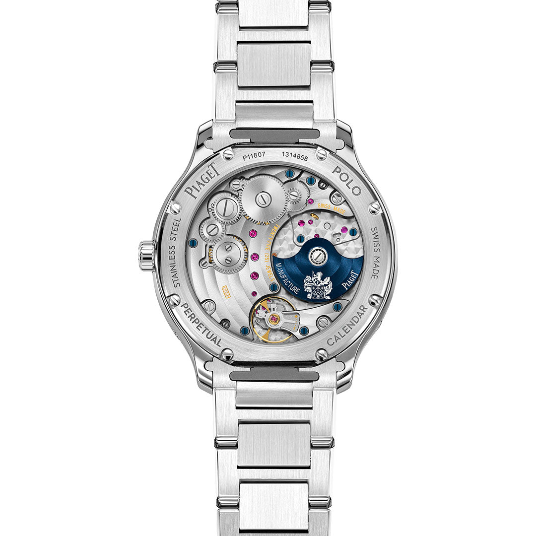 Orologio in acciaio Polo Perpetual Calendar Ultra-Thin Piaget