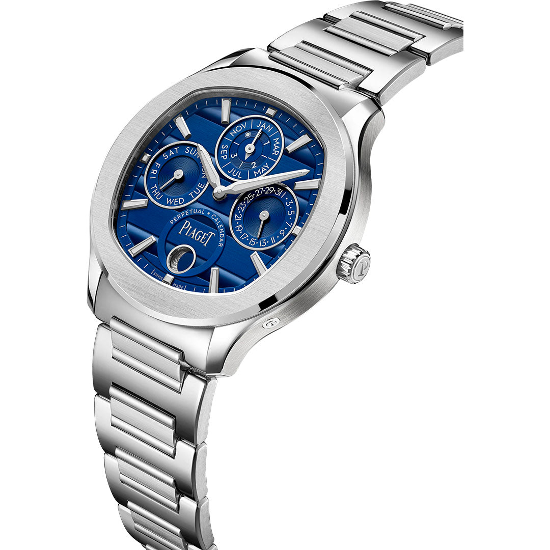 Orologio in acciaio Polo Perpetual Calendar Ultra-Thin Piaget