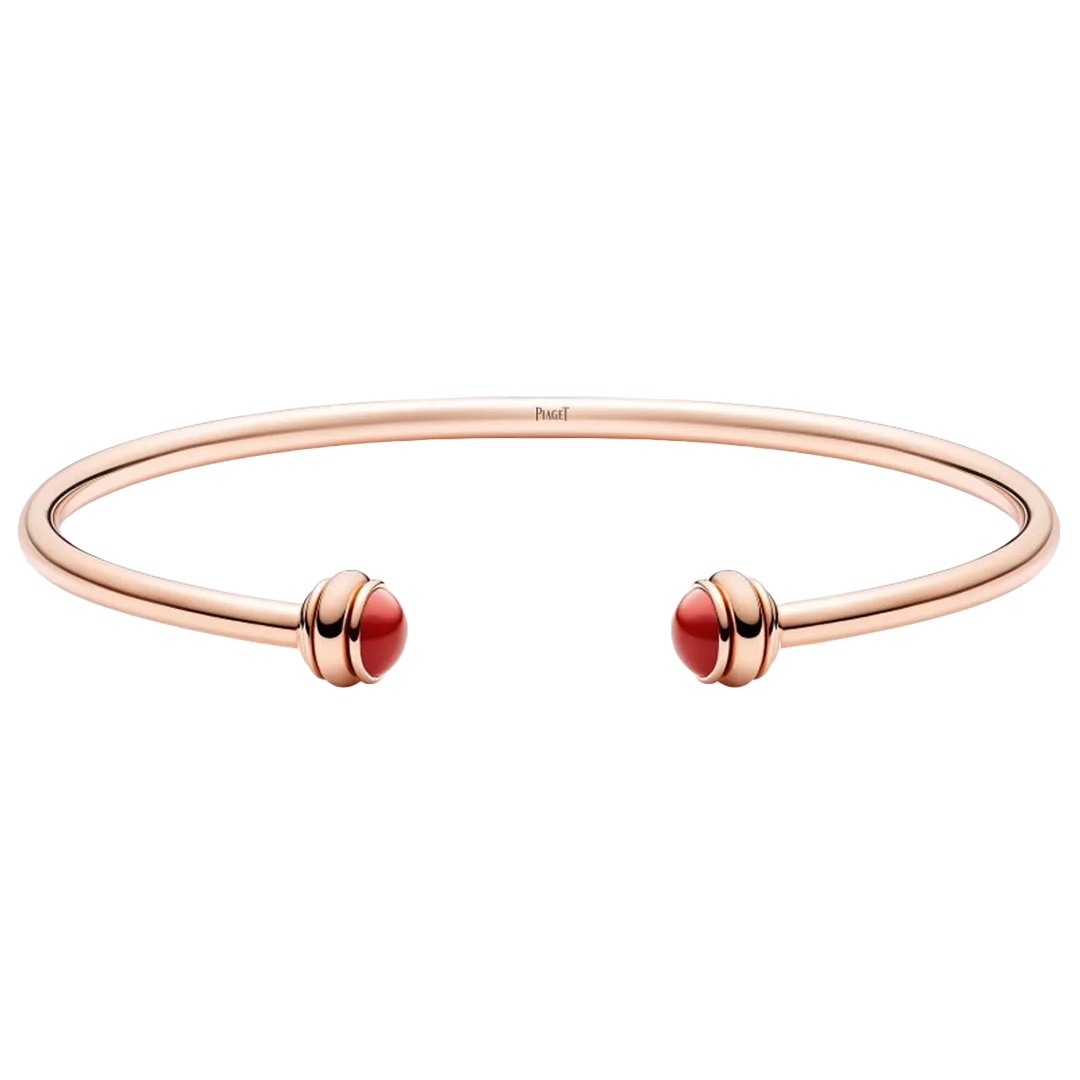 Possession open bangle bracelet