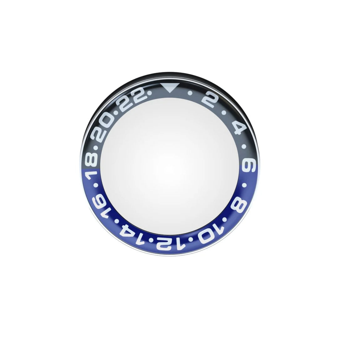 Accessorio in metallo e plastica Lunetta Rotor One Blu/Nero Scatola del tempo