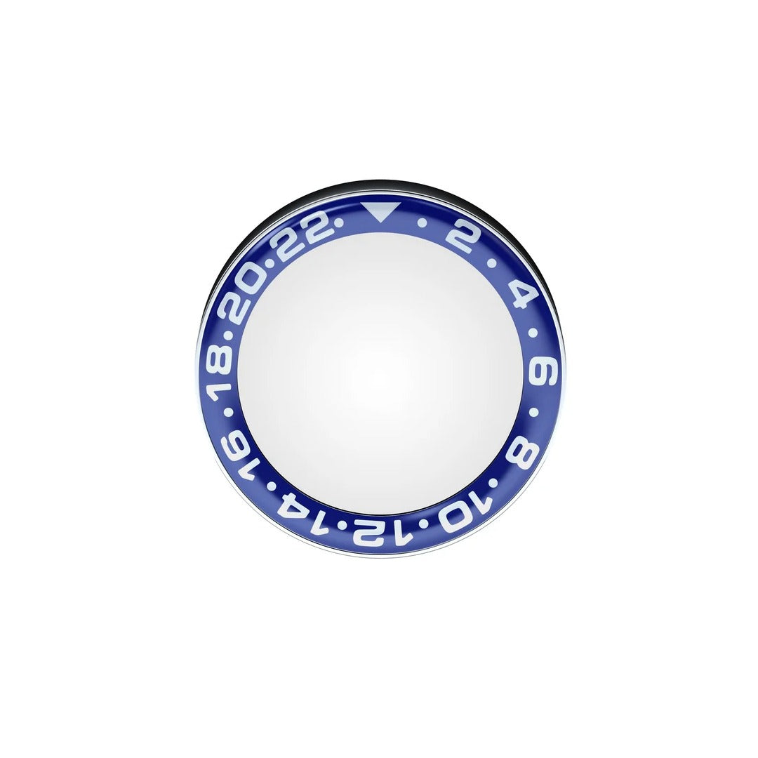 Accessorio in metallo e plastica Lunetta Rotor One Blu Scatola del tempo