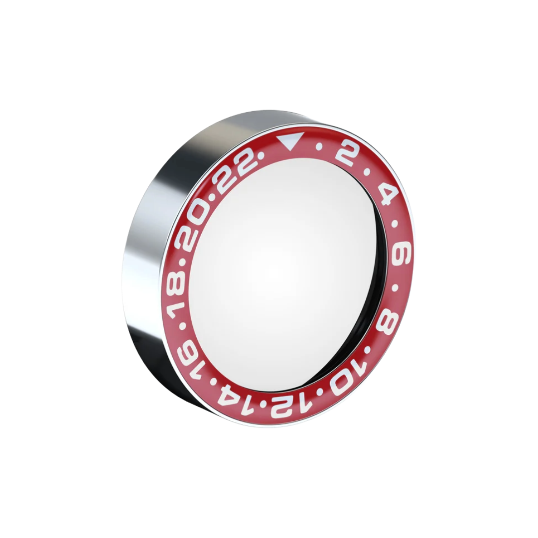 Accessorio in metallo e plastica Lunetta Rotor One Rosso Scatola del tempo
