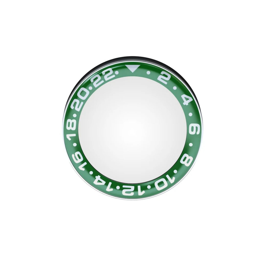 Accessorio in metallo e plastica Lunetta Rotor One Verde Scatola del tempo