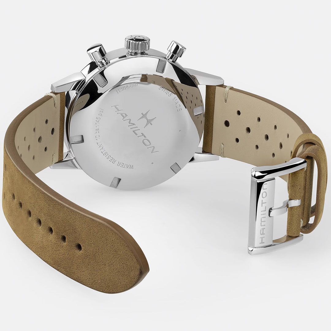 Orologio in acciaio American Classic Intra-Matic Chronograph H Hamilton