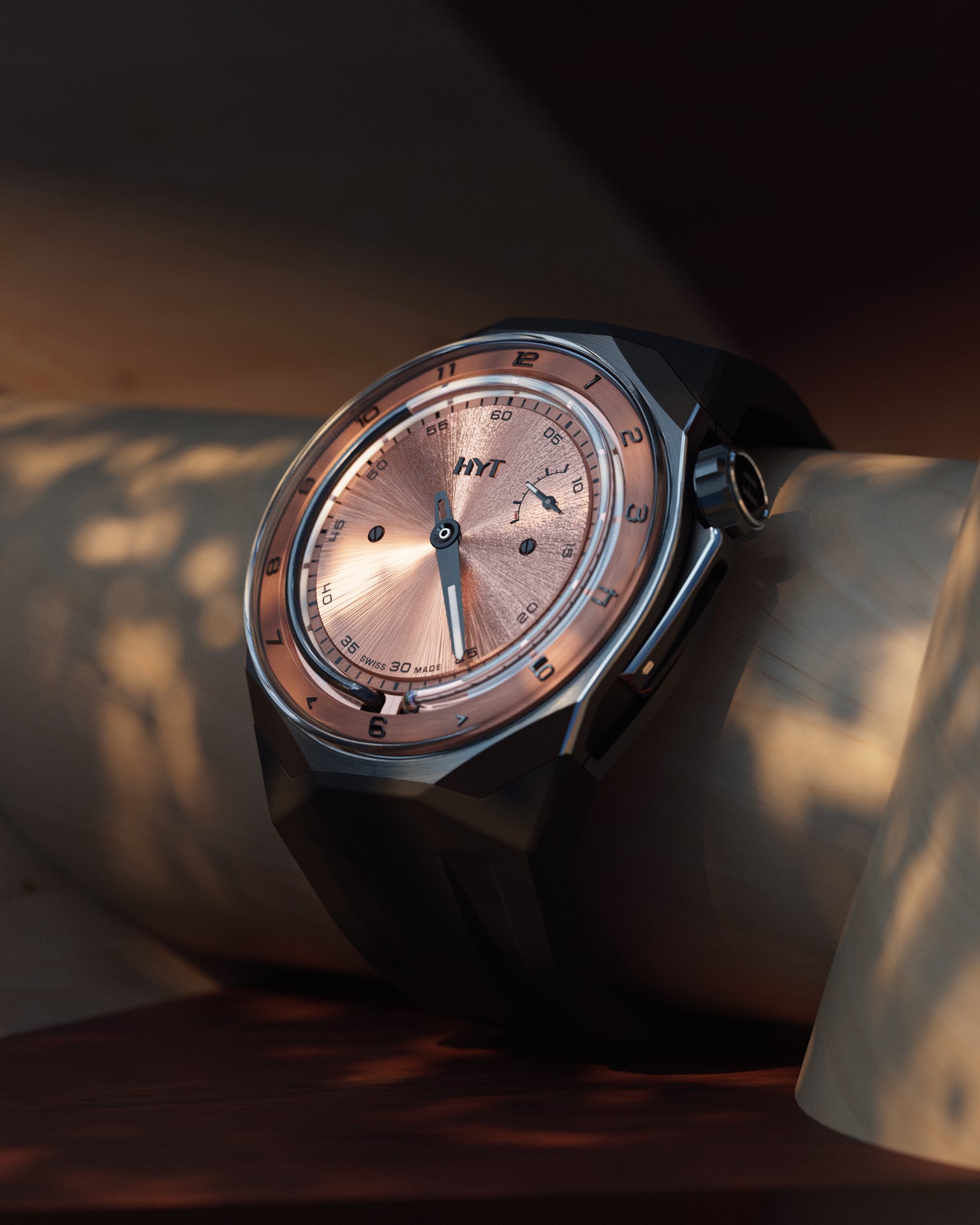 Orologio in titanio T1 Titanium Salmon Hyt