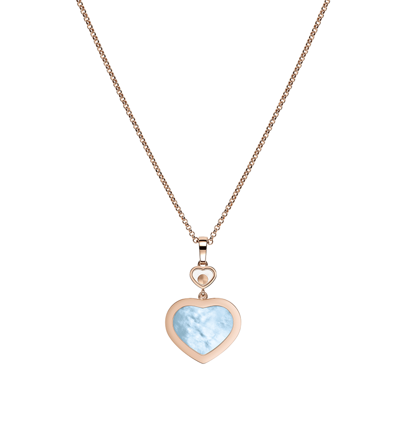 Gioiello in oro rosa Collana Happy Hearts Chopard