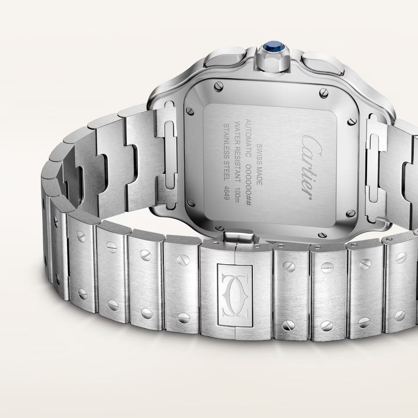Orologio in acciaio Santos de Cartier Cartier