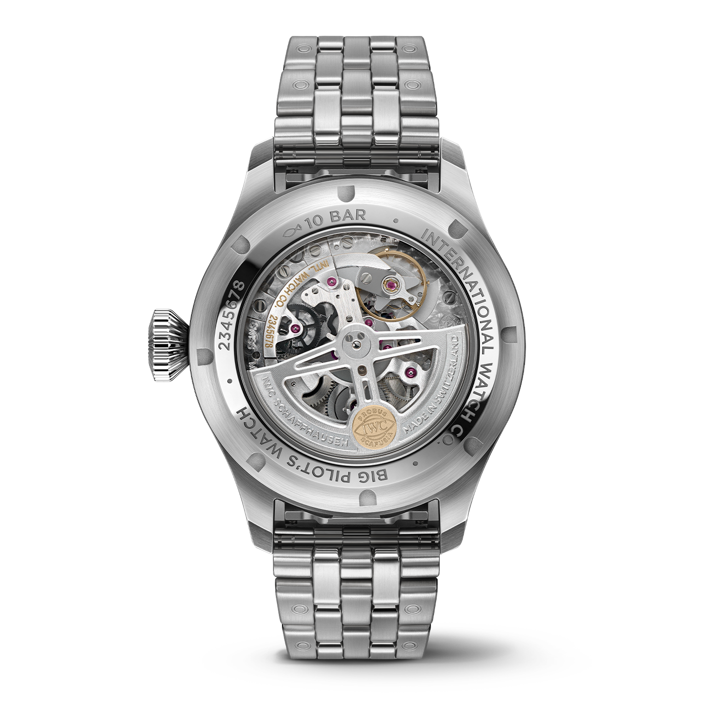 Orologio in acciaio Pilot's Watches Big Pilot Iwc