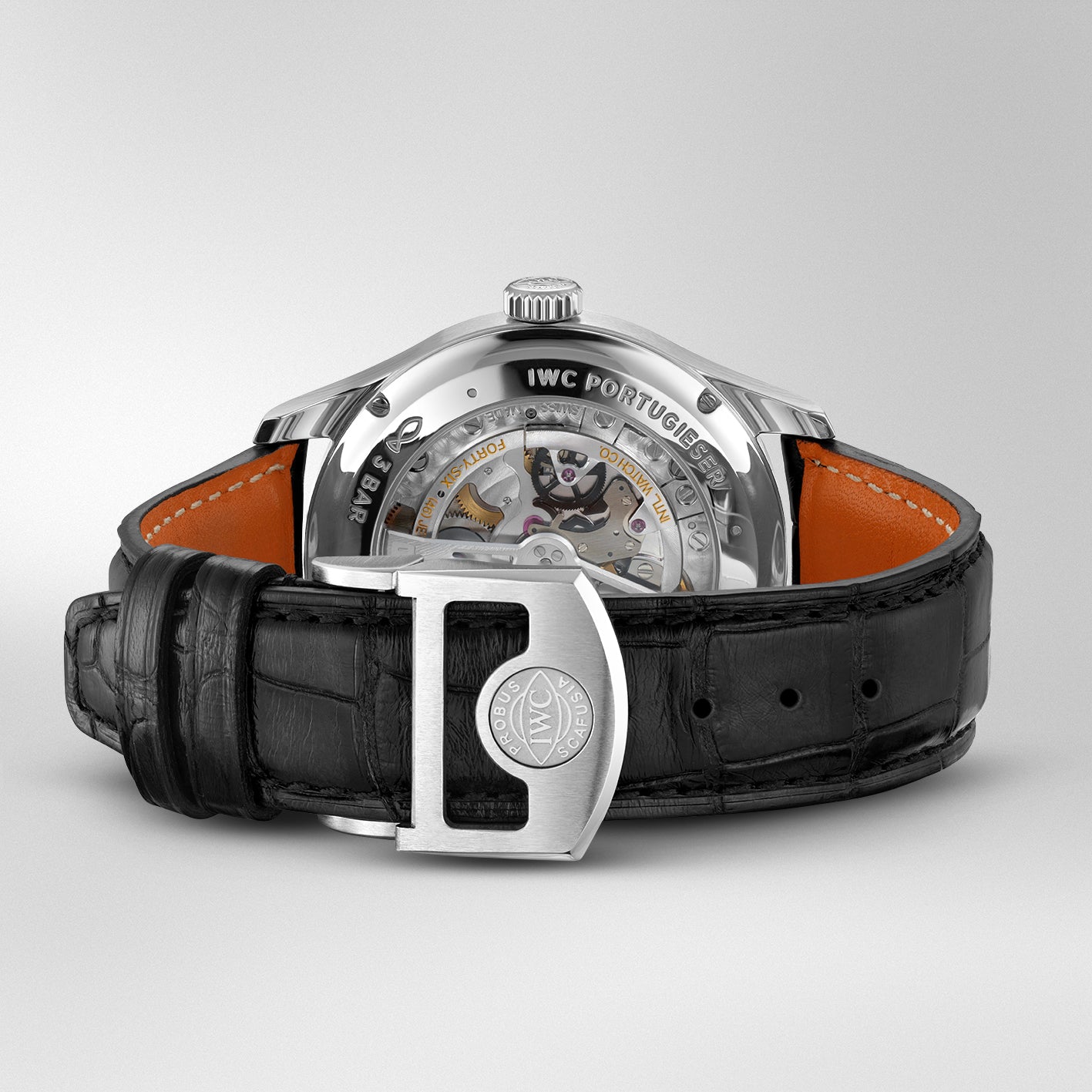 Orologio in acciaio Portugieser Perpetual Calendar Iwc