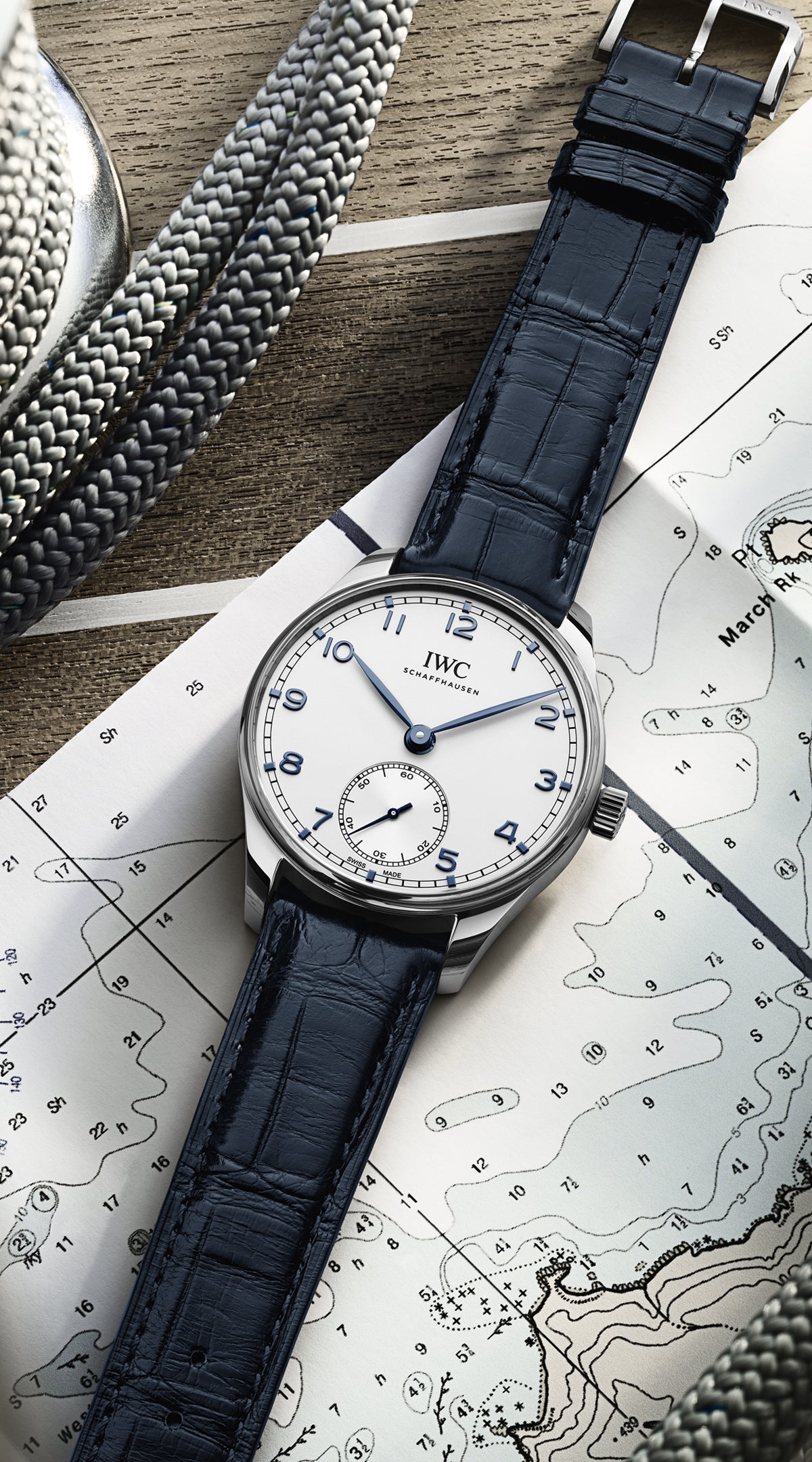 Watch in steel Portugieser Automatic Iwc