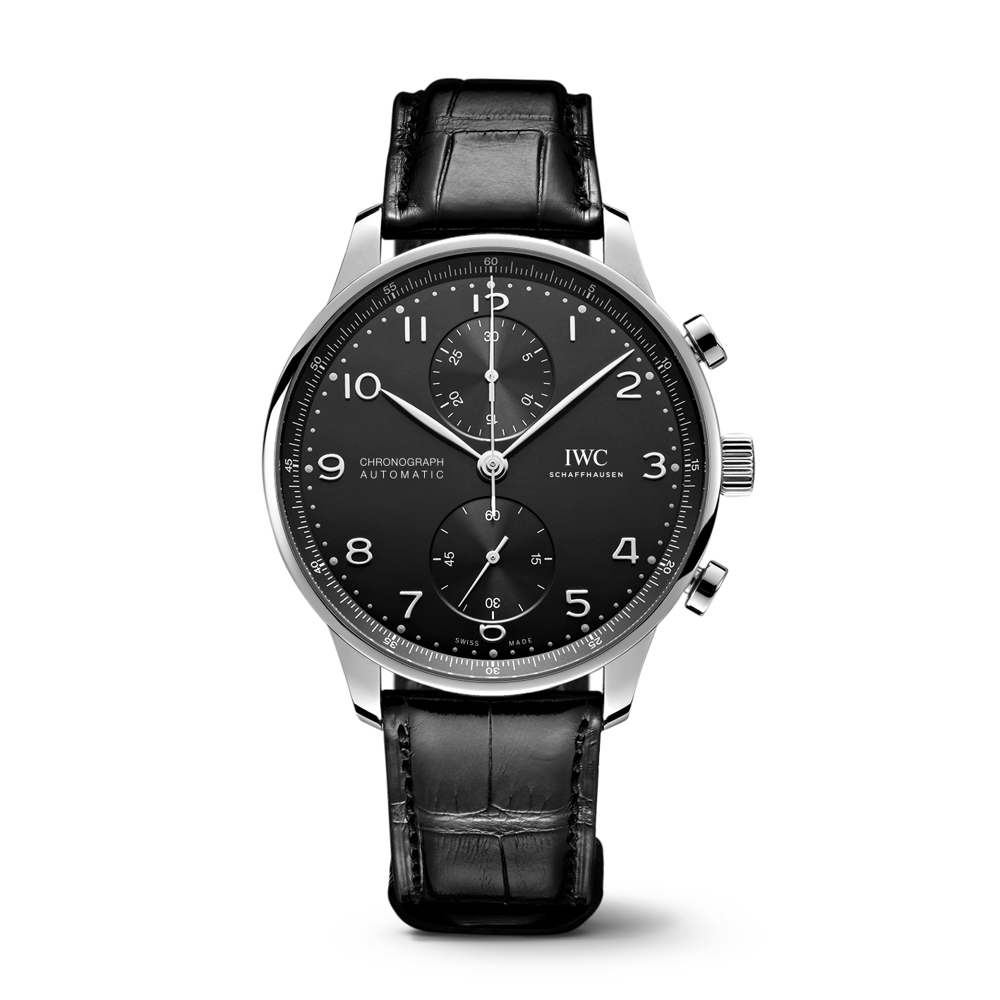 Orologio in acciaio Portugieser Chronograph Iwc