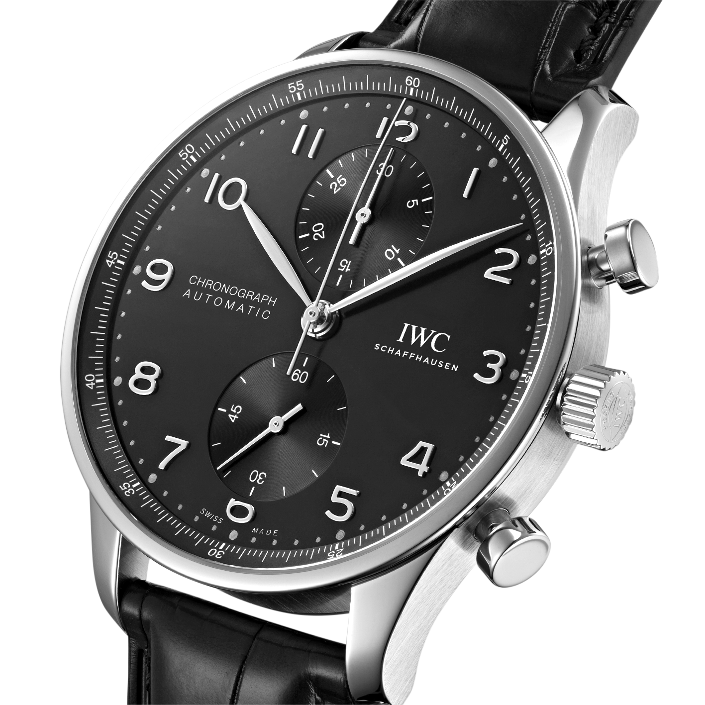 Orologio in acciaio Portugieser Chronograph Iwc