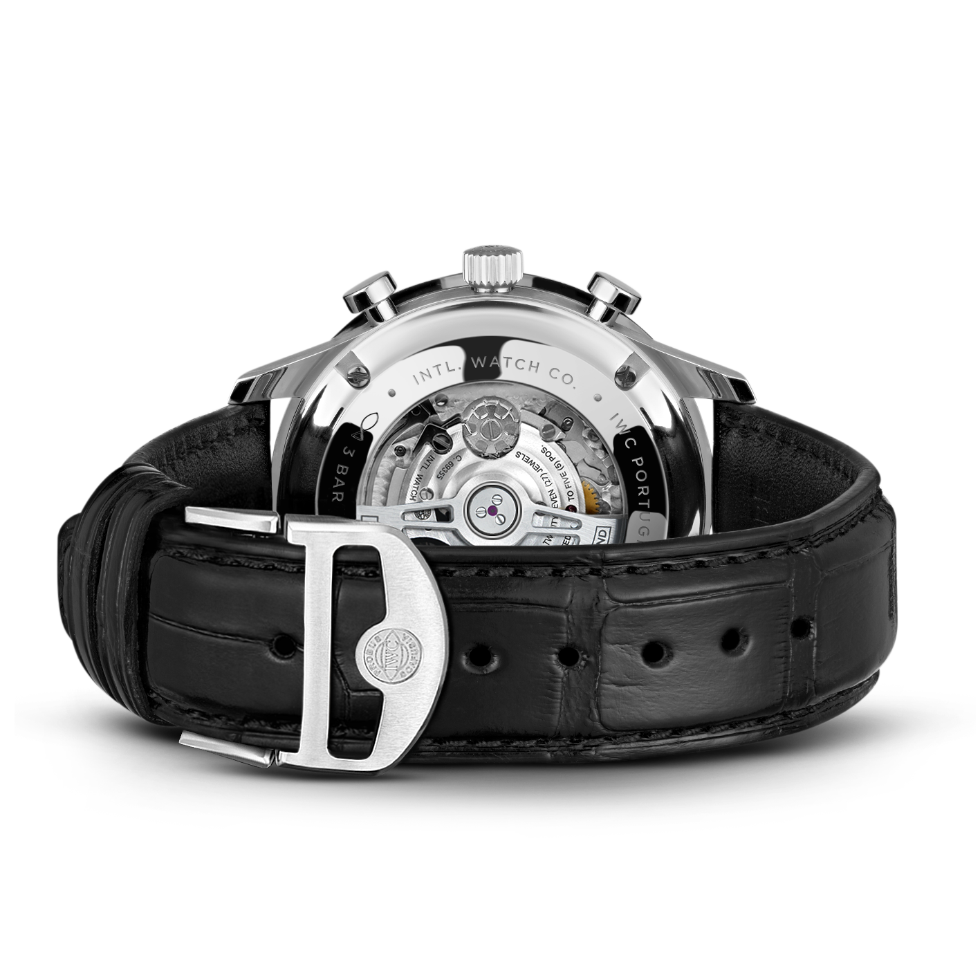 Watch in steel Portugieser Chronograph Iwc