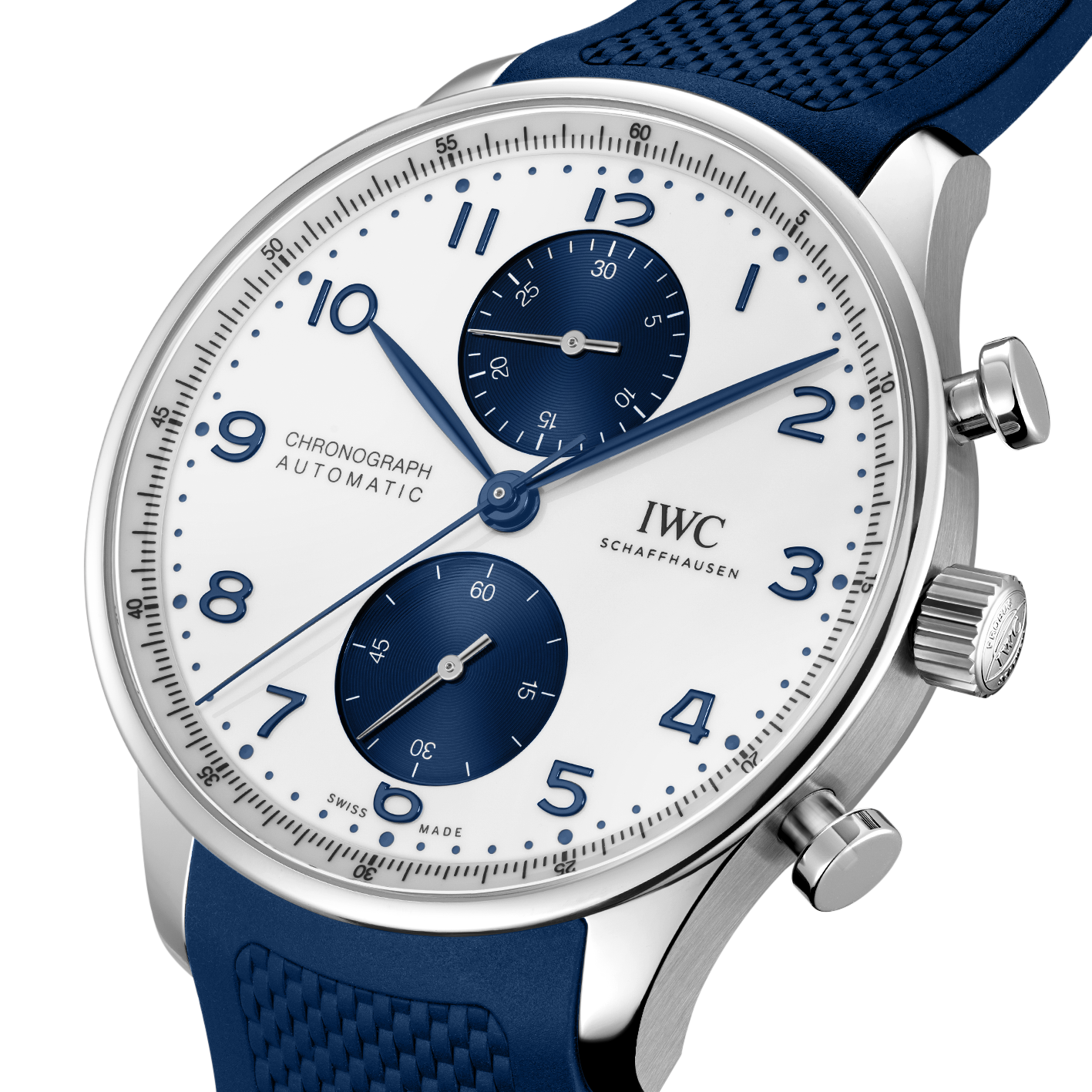 Orologio in acciaio Portugieser Chronograph Iwc