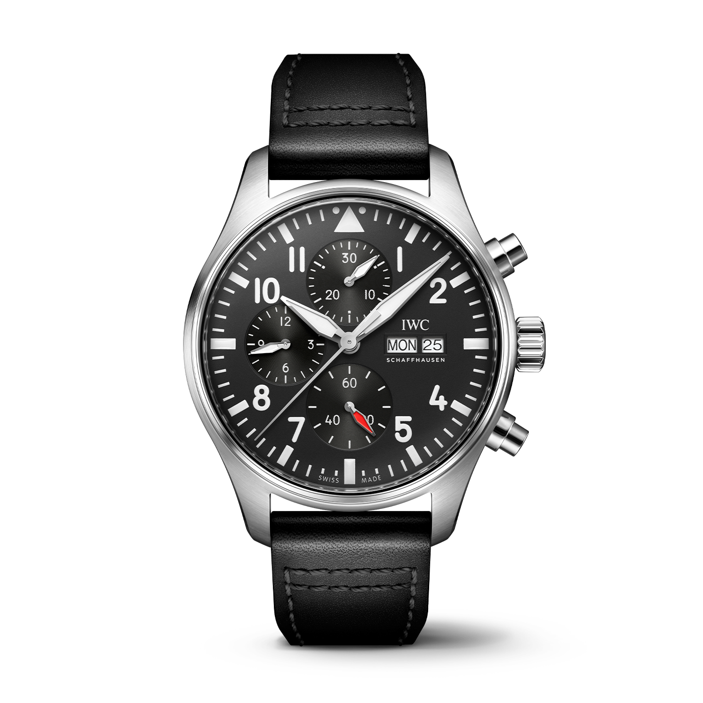 Orologio in acciaio Pilot's Watches Chronograph Iwc