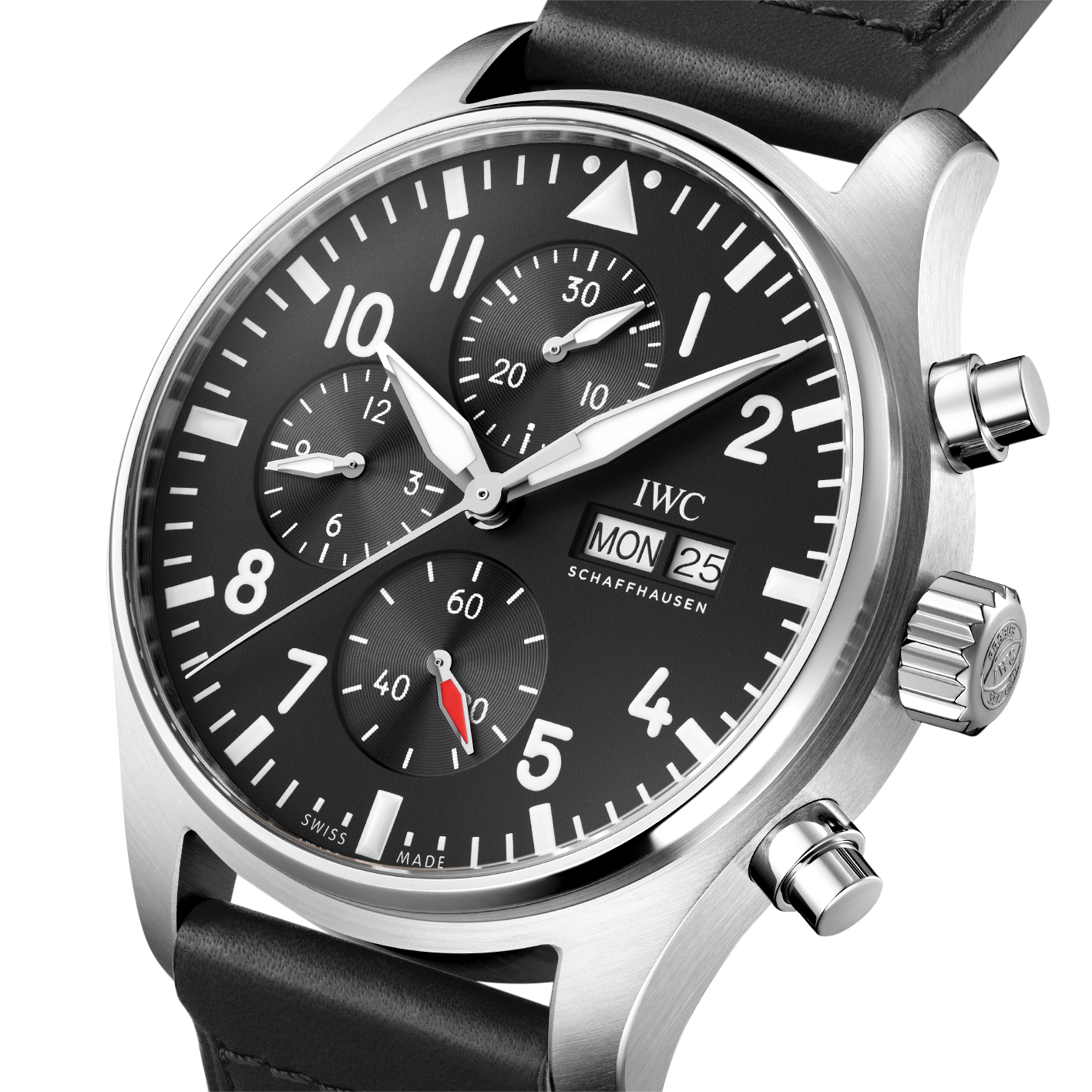 Orologio in acciaio Pilot's Watches Chronograph Iwc