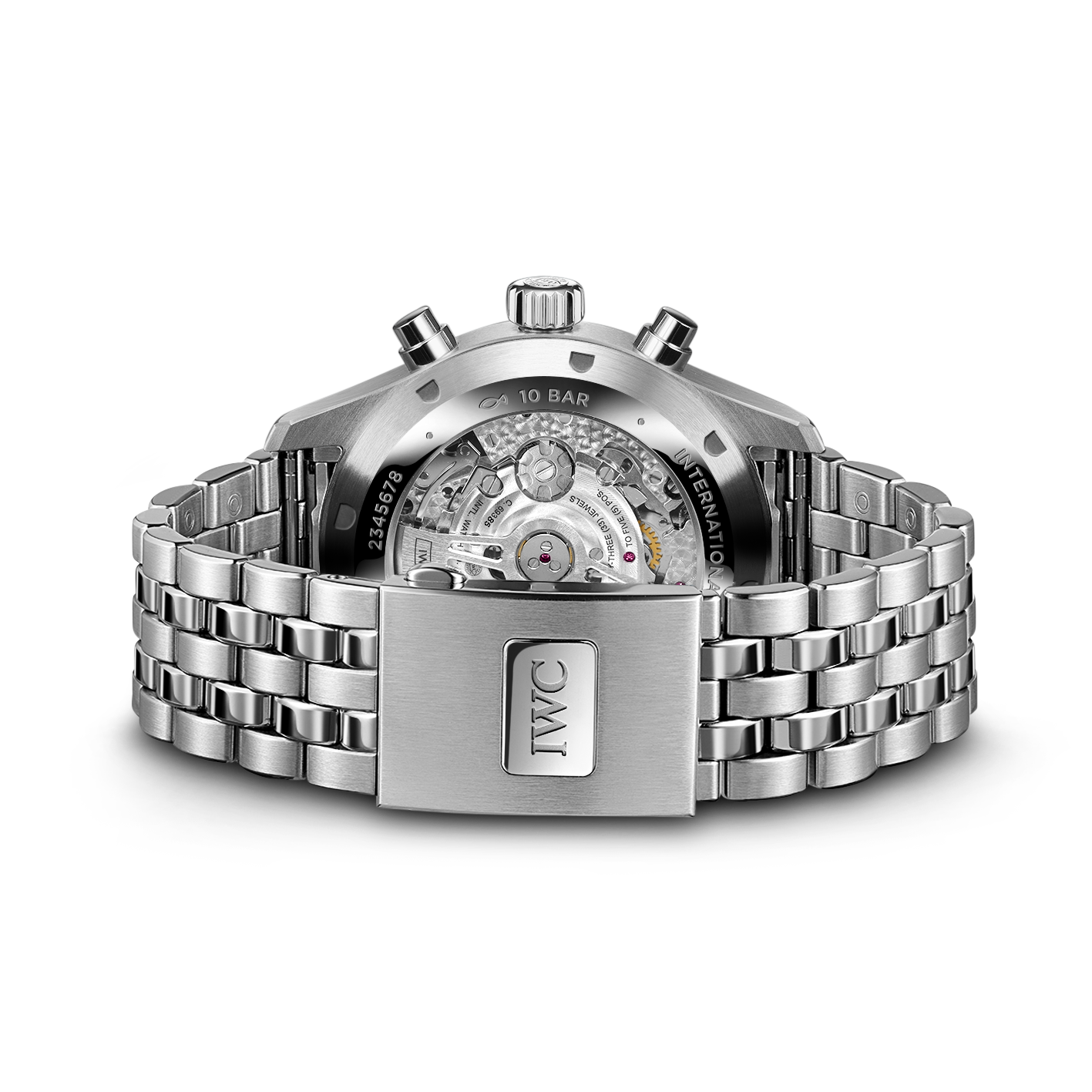 Watch in steel Pilot's Watches Chronograph Iwc
