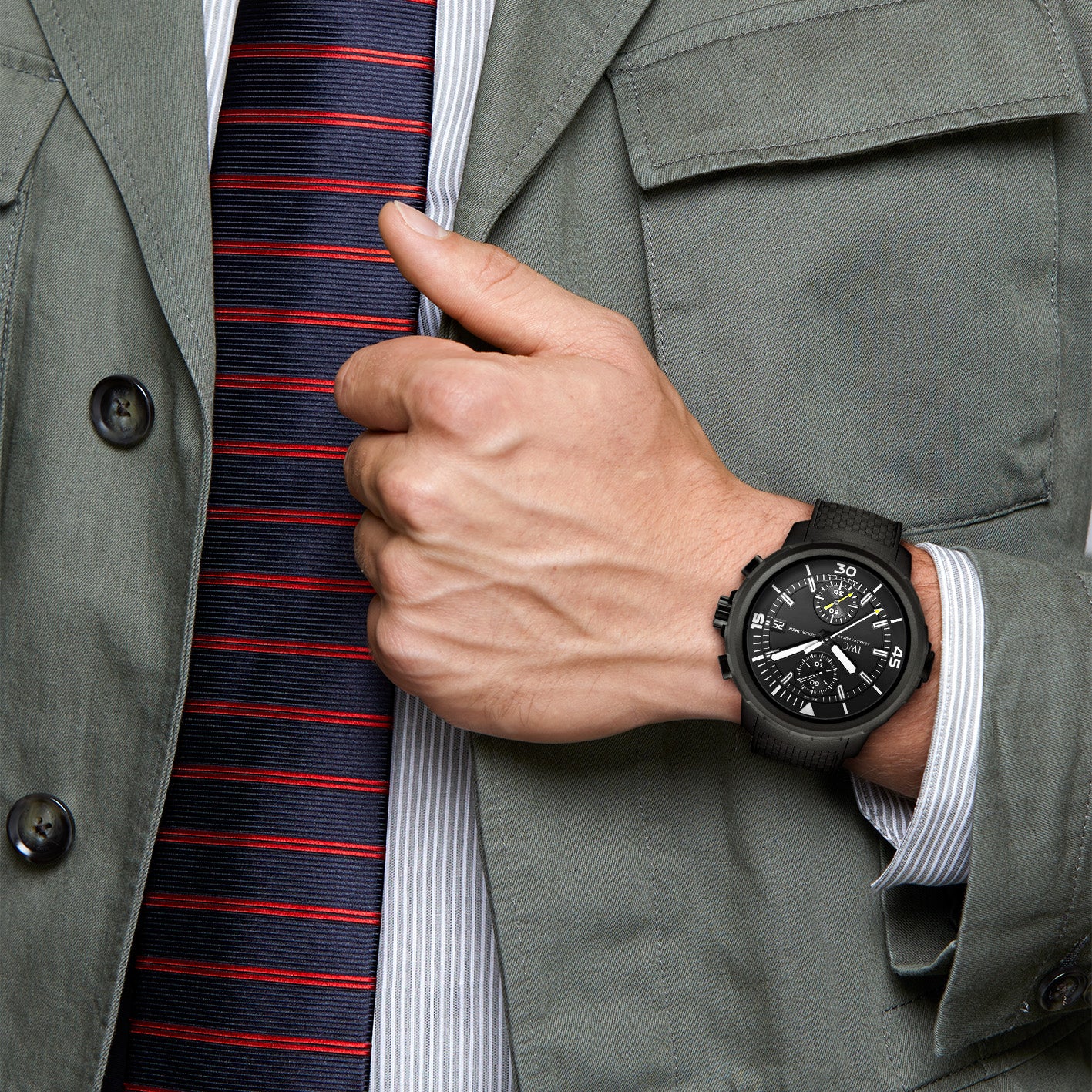 Watch in steel Aquatimer Chronograph Edition 
