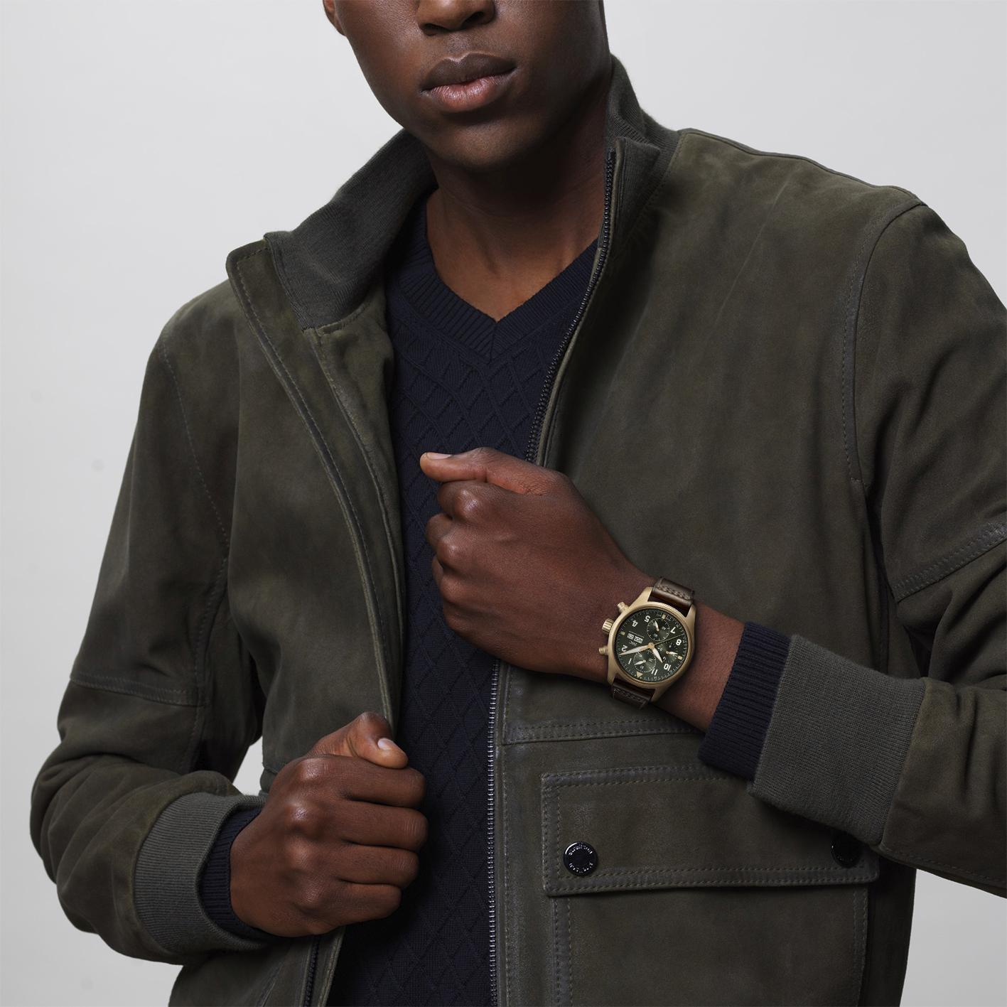 Watch in bronze Pilot's Watches Chronograph Spitfire Iwc