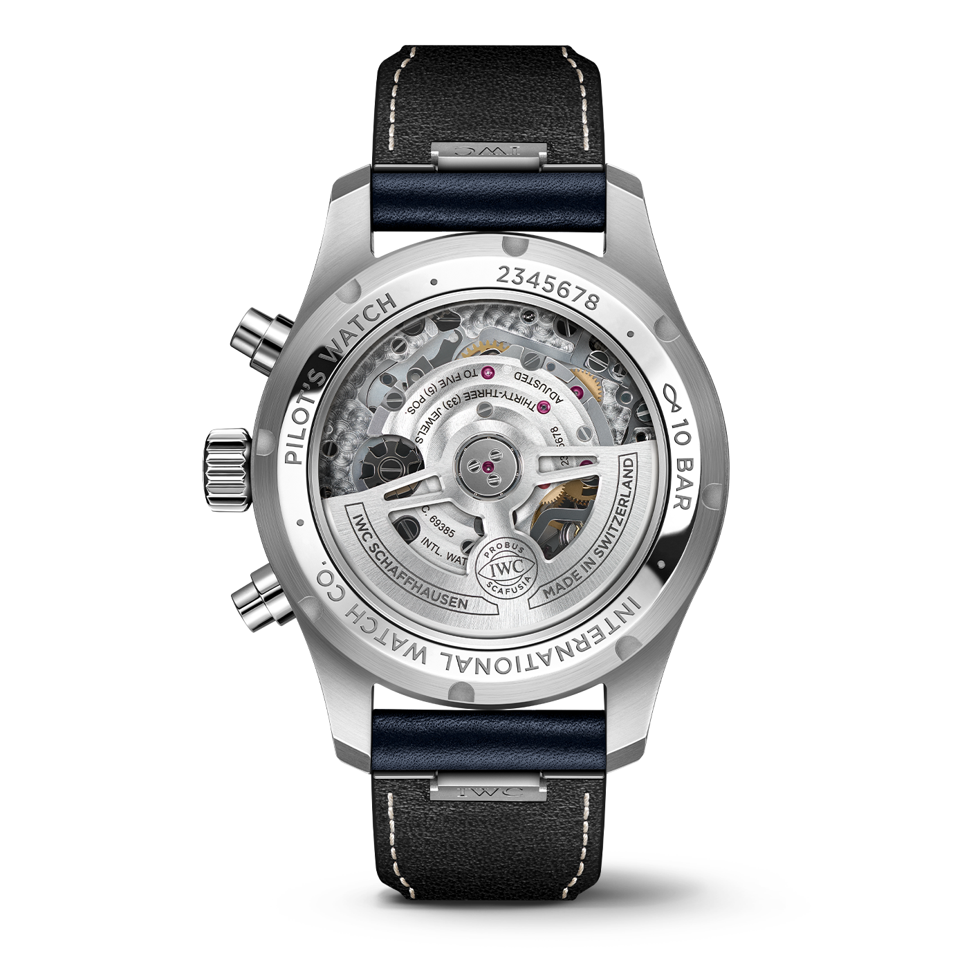 Orologio in acciaio Pilot's Watches Chronograph Iwc