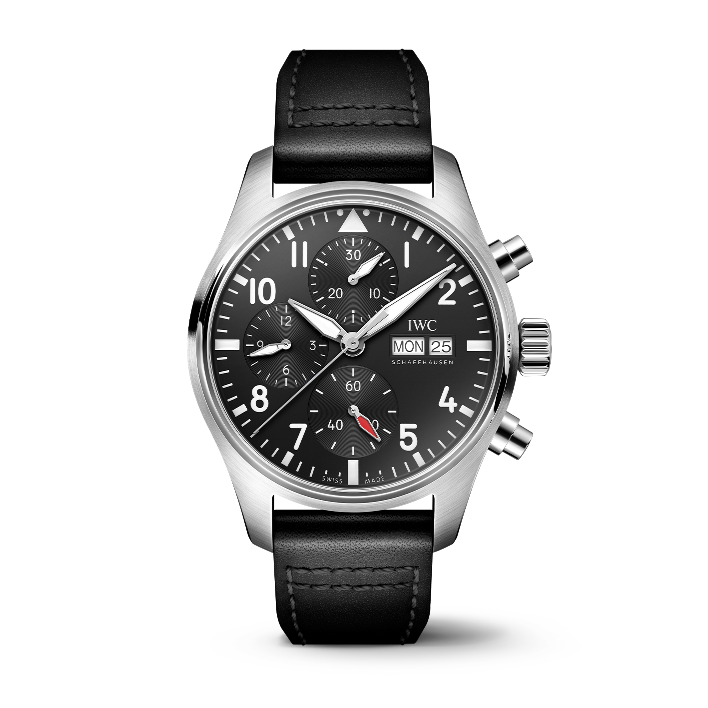 Orologio in acciaio Pilot's Watches Chronograph Iwc