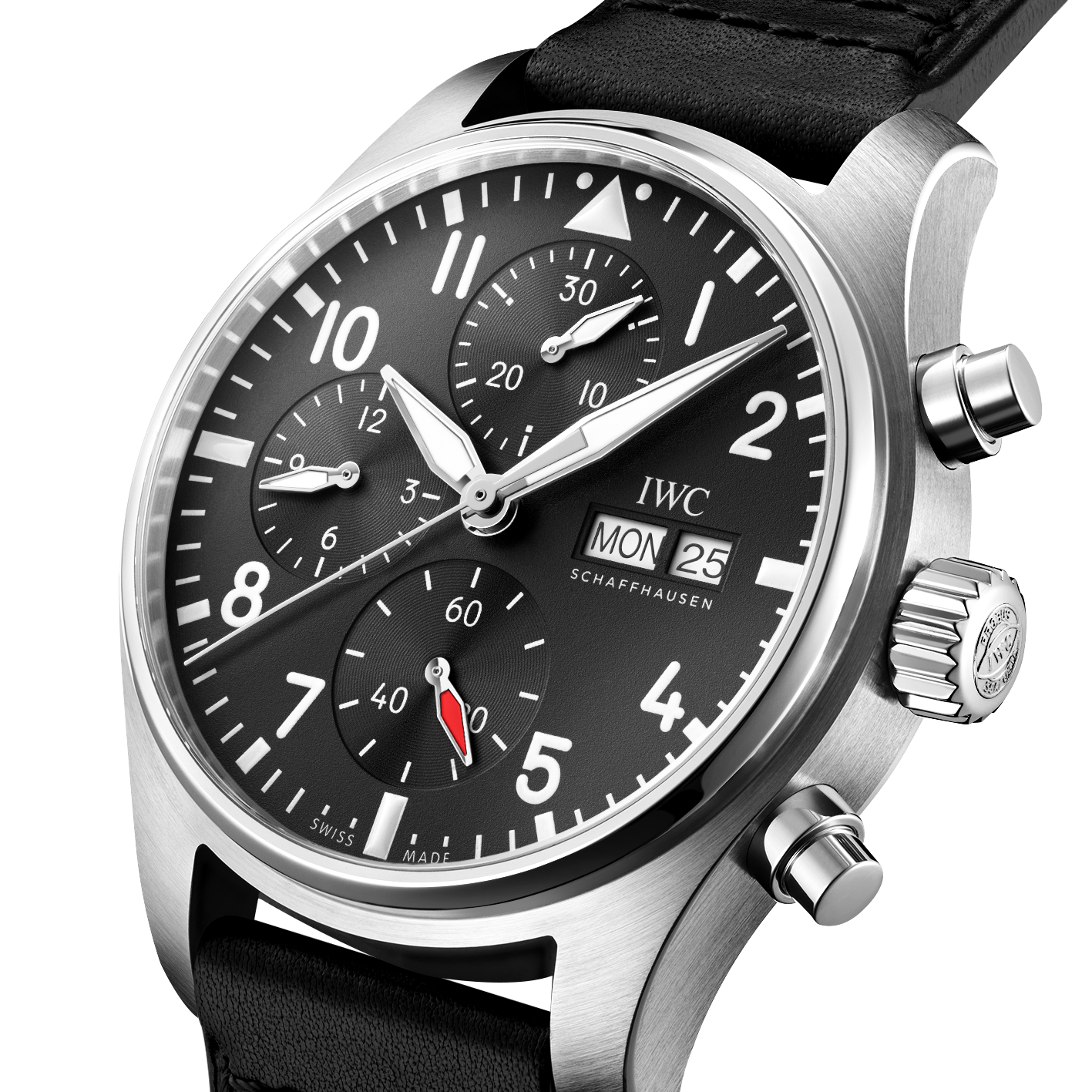Orologio in acciaio Pilot's Watches Chronograph Iwc