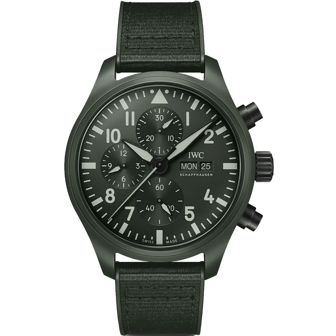 Watch in ceramics Pilot’s Watch Chronograph TOP GUN Edition «Woodland» Iwc