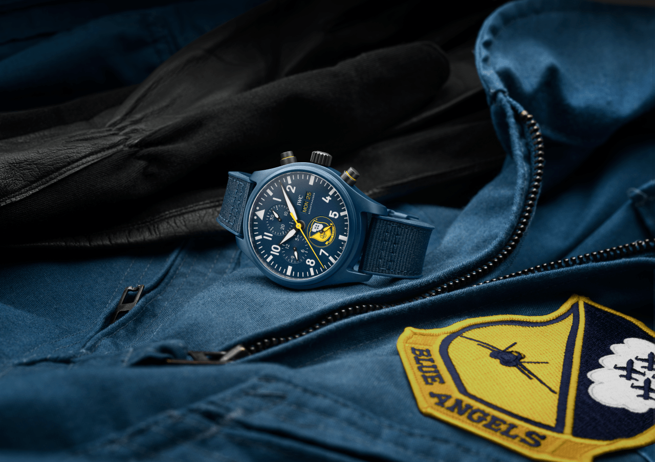 Orologio in ceramica Pilot's Watches Chronograph Edition «Blue Angels®» Iwc