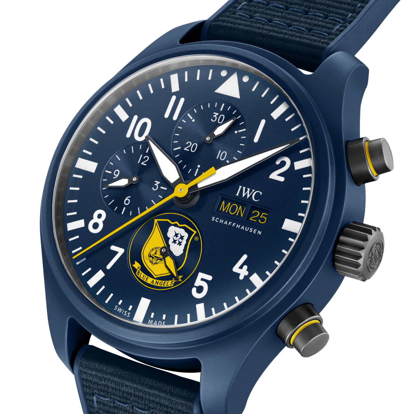 Orologio in acciaio Pilot's Watches Chronograph Edition «Blue Angels®» Iwc