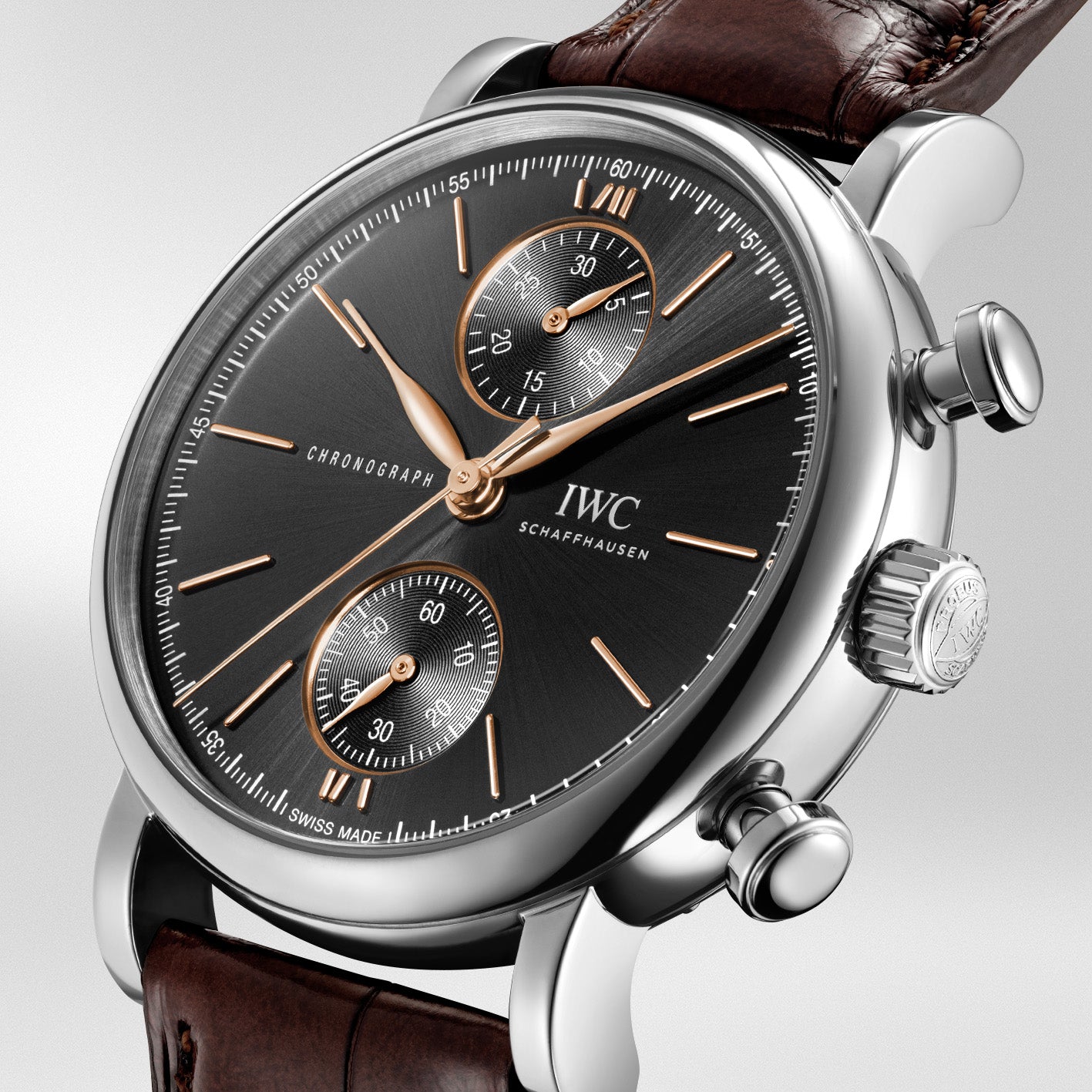 Watch in steel Portofino Chronograph Iwc