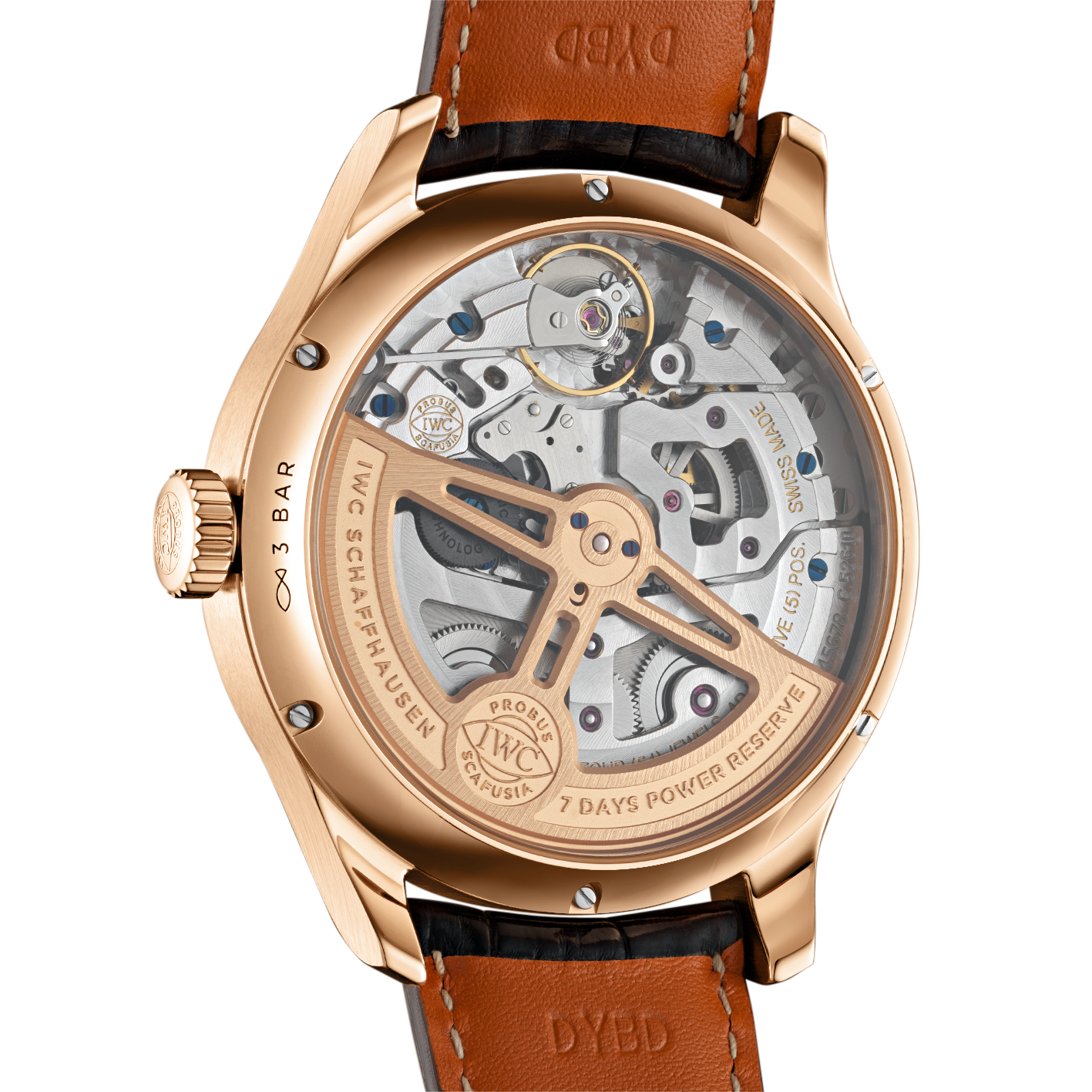 Watch in rose gold Portugieser Perpetual Calendar Iwc