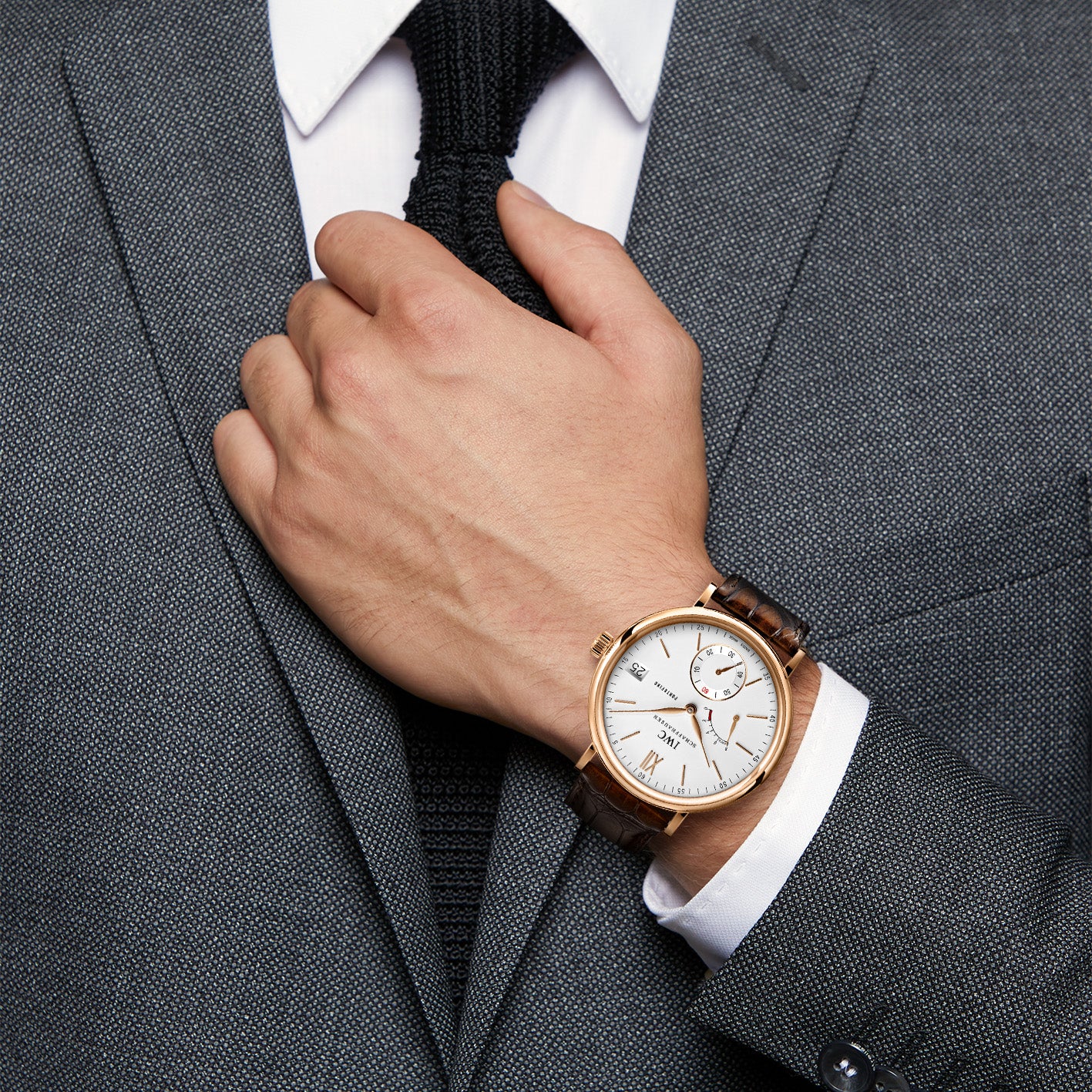 Orologio in oro rosa Portofino Hand-Wound 8 Days Iwc