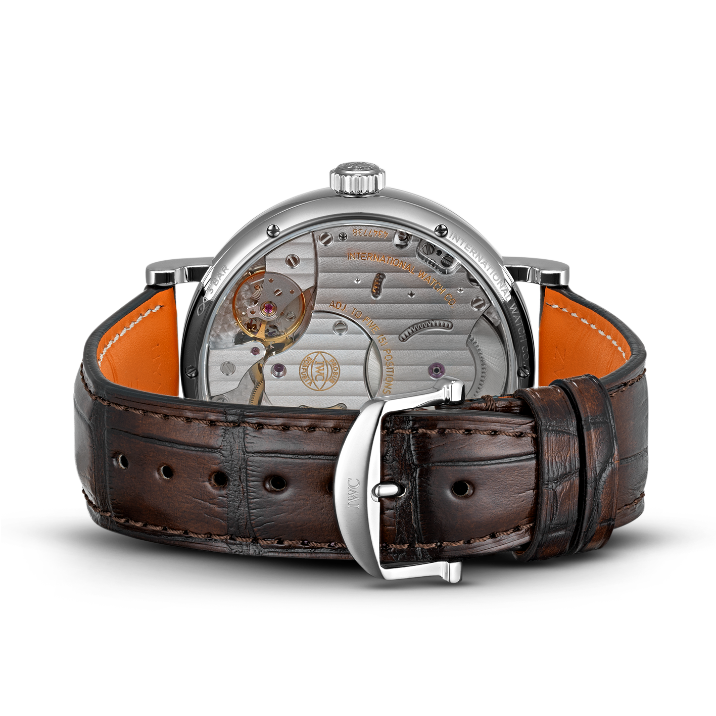 Watch in steel Portofino Hand-Wound Moon Phase Iwc