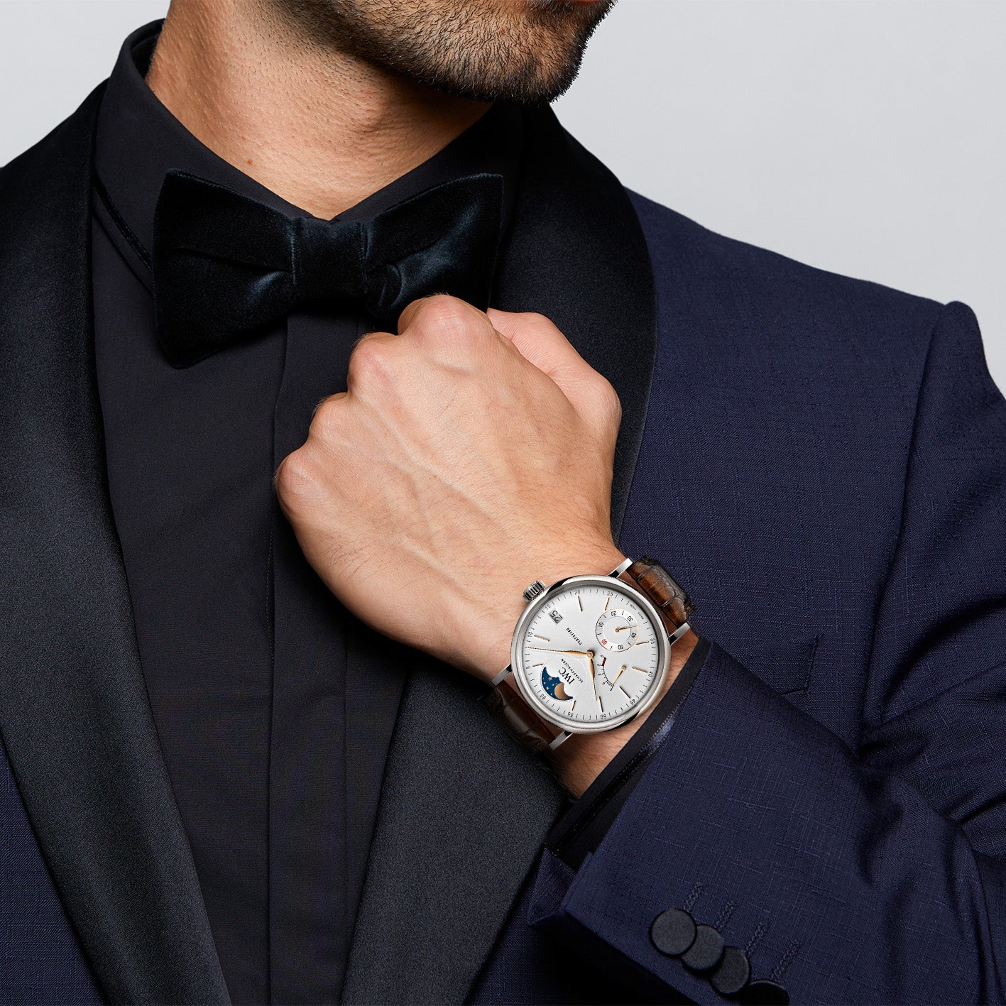 Orologio in acciaio Portofino Hand-Wound Moon Phase Iwc