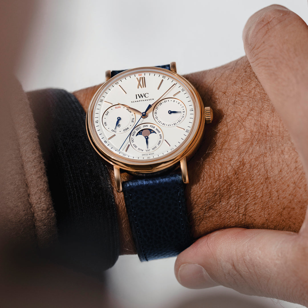 Orologio in oro rosa Portofino Perpetual Calendar Iwc