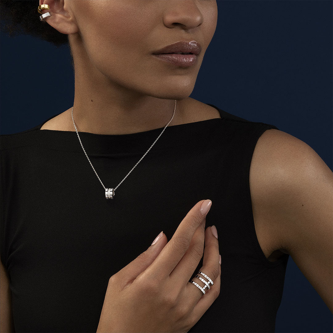 Gioiello in oro giallo Mono Orecchino Ice Cube Chopard