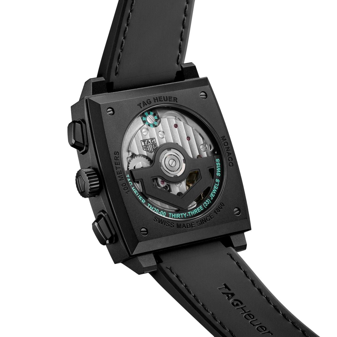 Orologio in titanio pvd Monaco Chronograph Tag heuer