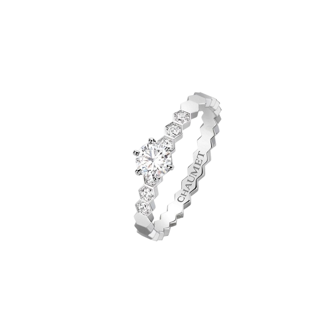 Gioiello in oro bianco Solitario Bee de Chaumet Chaumet
