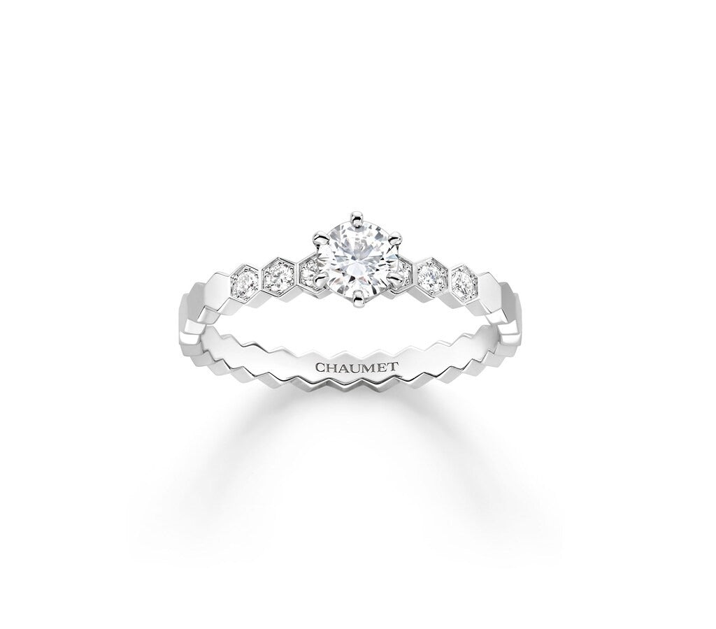 Gioiello in oro bianco Solitario Bee de Chaumet Chaumet