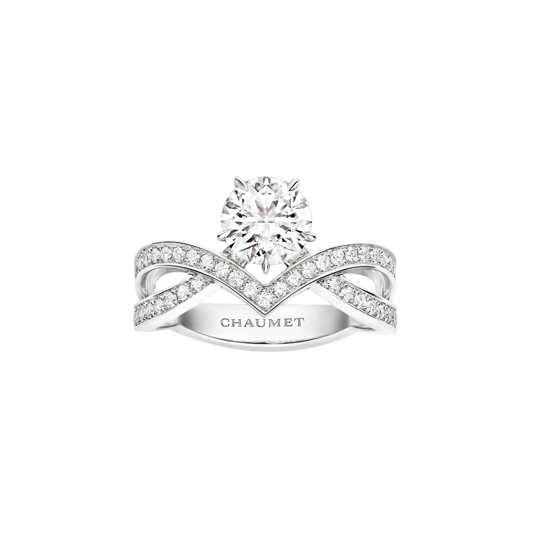 Joséphine Amour d'Aigrette Solitaire ring